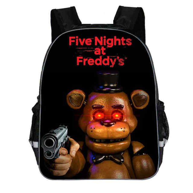 16 Inch Cartoon Five Night At Freddy Backpack Kids FNAF Bonnie Fazbear  School Bags for Teenager